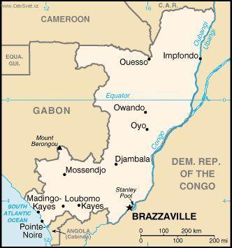 Foto: Kongo-politick� mapa