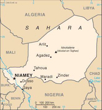 Foto: Niger-politick� mapa