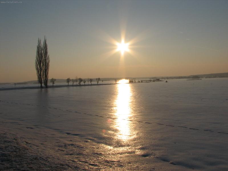 Foto: Slunce v ledu